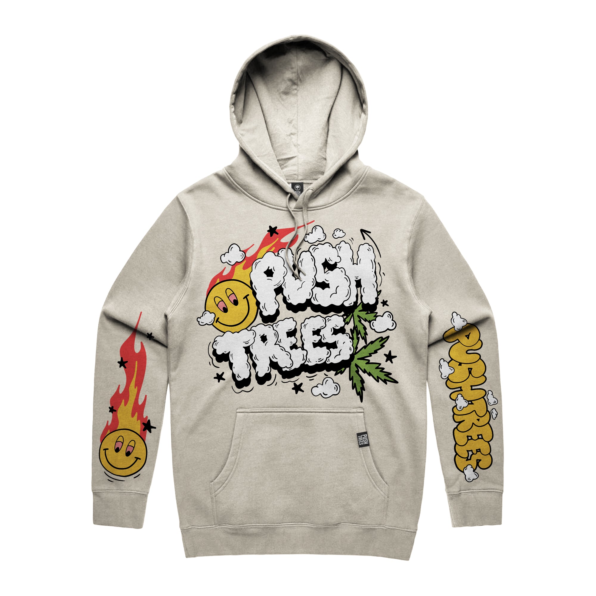 The Trap or Die Hoodie (Bone) – Push Trees Inc