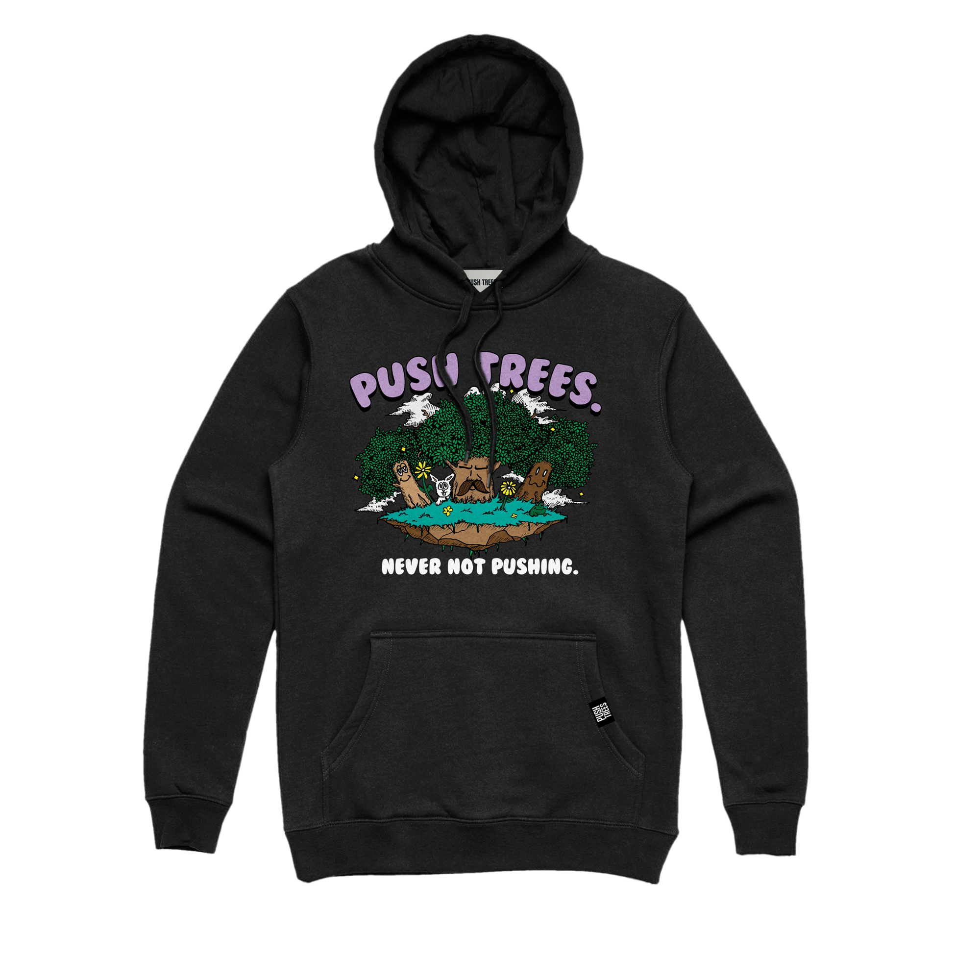Never Not Pushin Hoodie (Black)