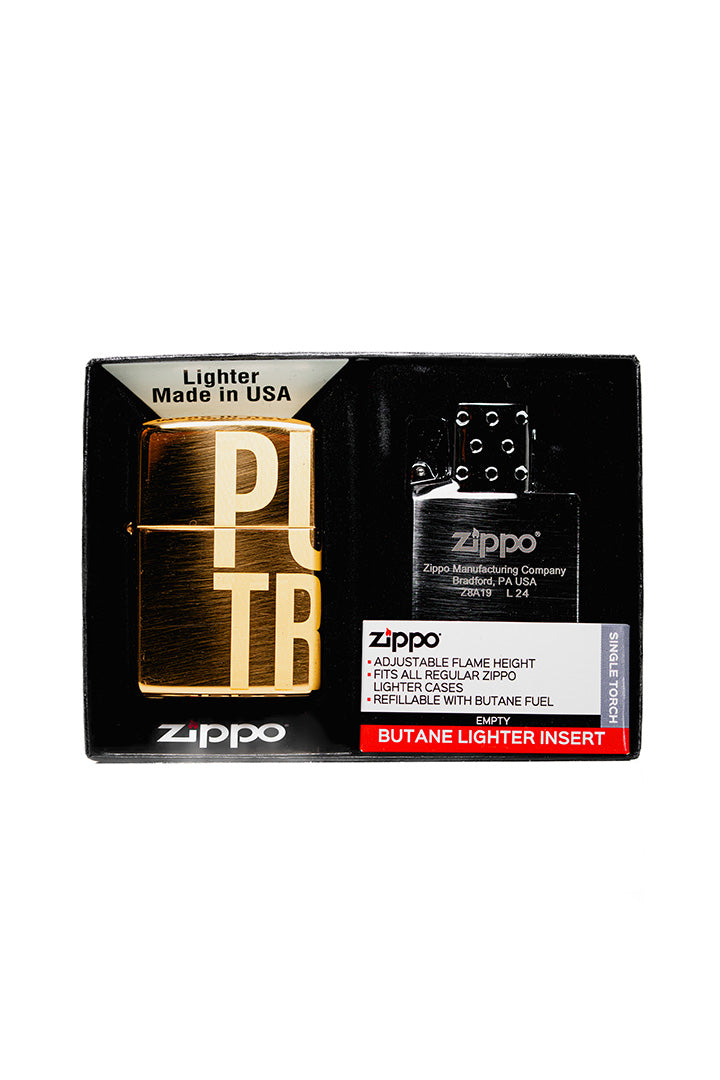 Push Trees Zippo (Gold)