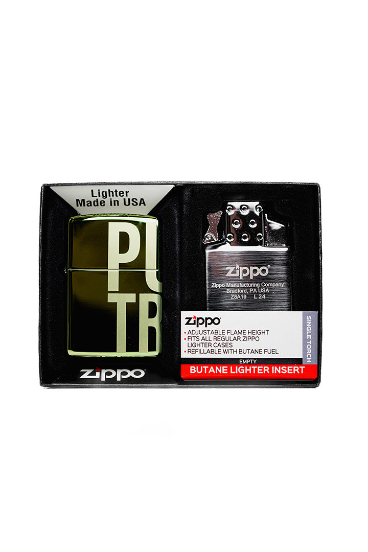 Push Trees Zippo (Green)