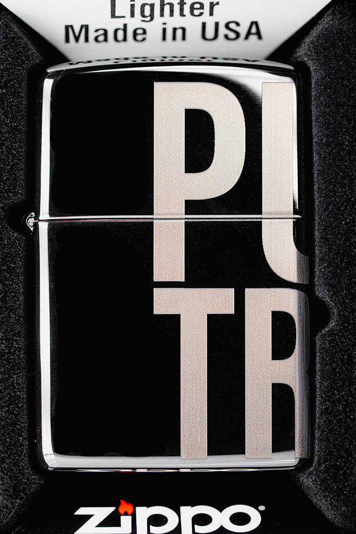 Push Trees Zippo (Gray)