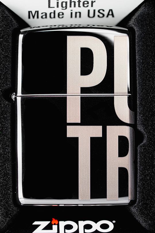 Push Trees Zippo (Gray)