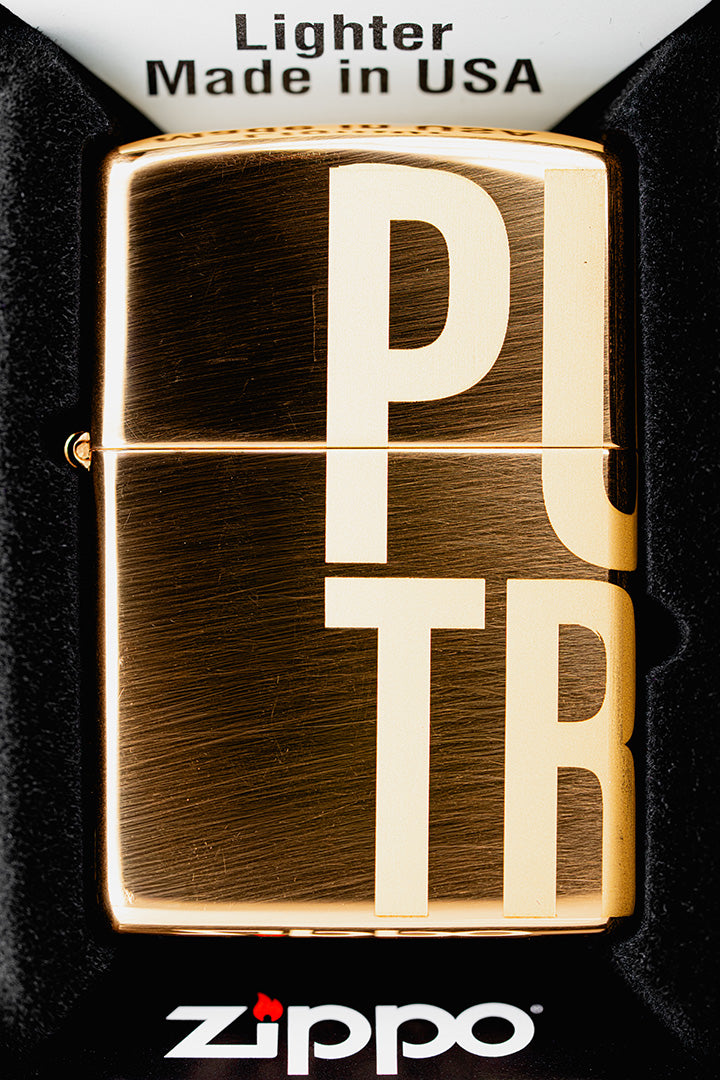 Push Trees Zippo (Gold)