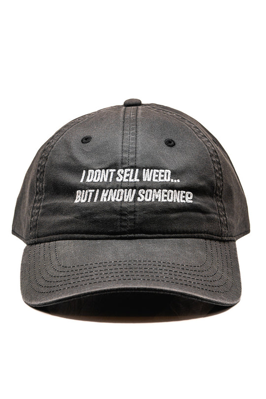 I Don't Sell Weed Dad Hat (Faded Black, Women's)