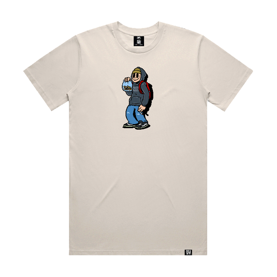 The Bob The Shroom Guy Tee (Bone)