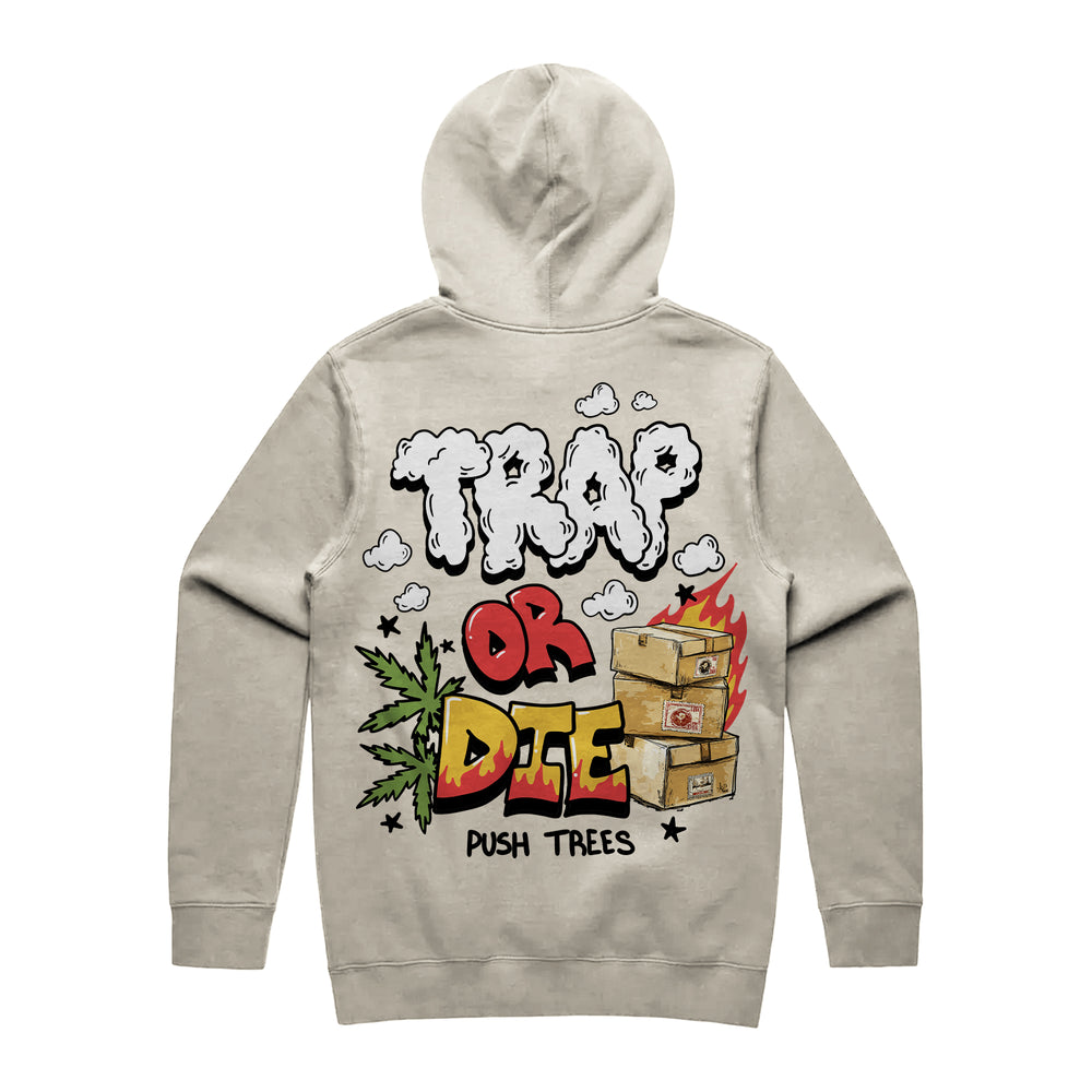 The Trap or Die Hoodie (Bone)