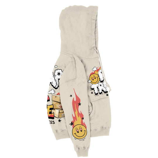 The Trap or Die Hoodie (Bone)