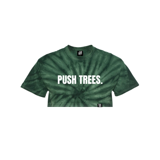 Push Trees Tie Dye Crop Tee