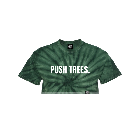 Push Trees Tie Dye Crop Tee
