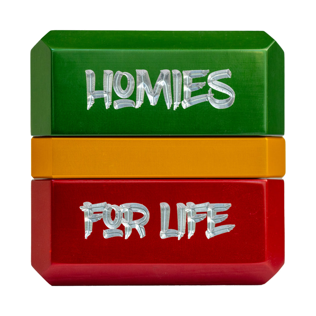 Homies for Life Grinder (Rasta)