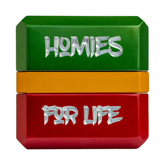 Homies for Life Grinder (Rasta)