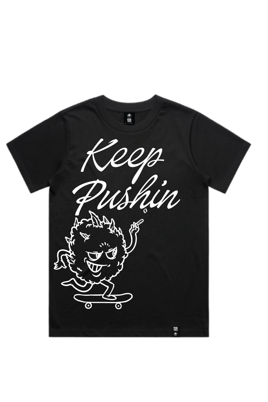 Keep Pushin Tee (Black)