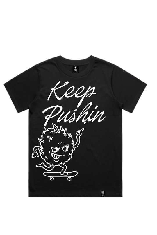 Keep Pushin Tee (Black)