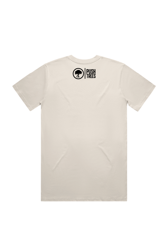 Keep Pushin Tee (Bone)